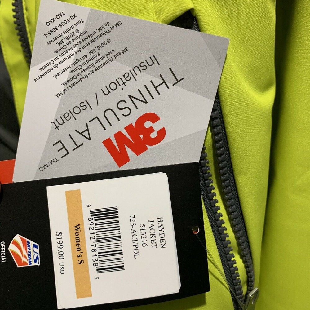 Spyder Women's Insulated  Hooded Ski Hayden Jacket - Picture 4 of 8